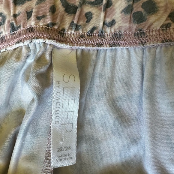 Cacique Leopard Print Women's Sleepwear Bottom - Picture 7 of 7